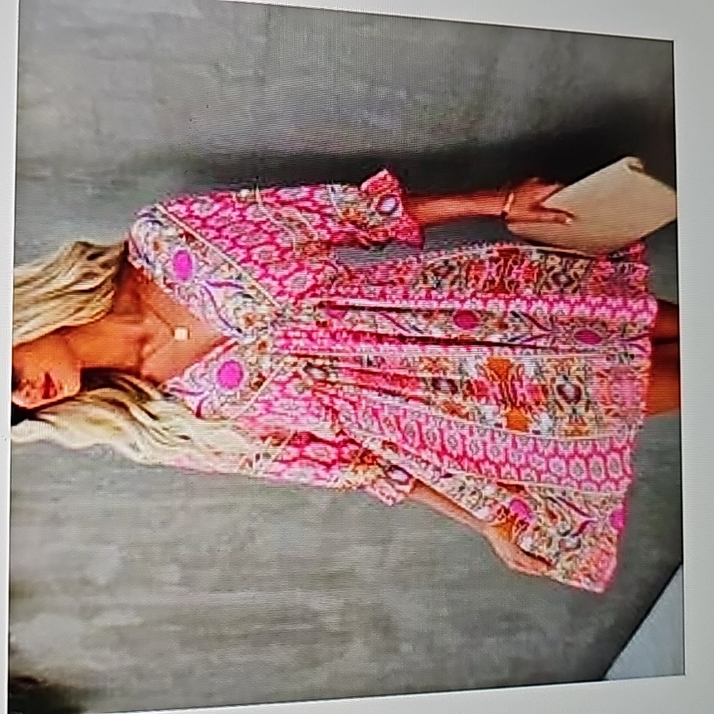 New Pink Floral Sundress